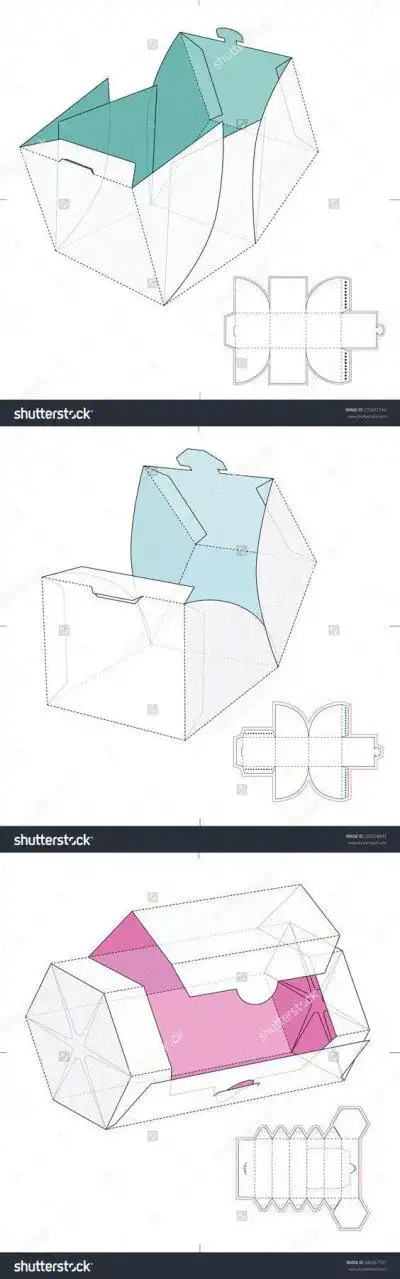 十分全的盒型包装设计展开图,收藏!