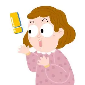 女生惊讶惊叹哇