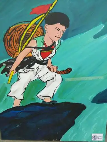 乐安县第四小学百名儿童绘中华,献礼祖国!