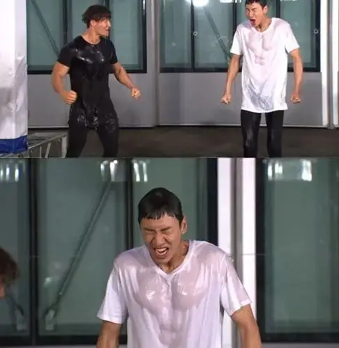 演员李光洙的"湿身"肌肉照公开,引发了热烈的讨论.