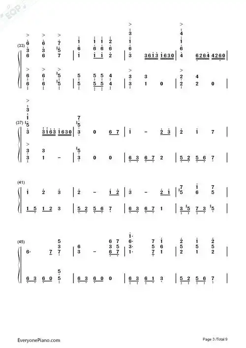 he is a pirate简谱尽管短,谢谢