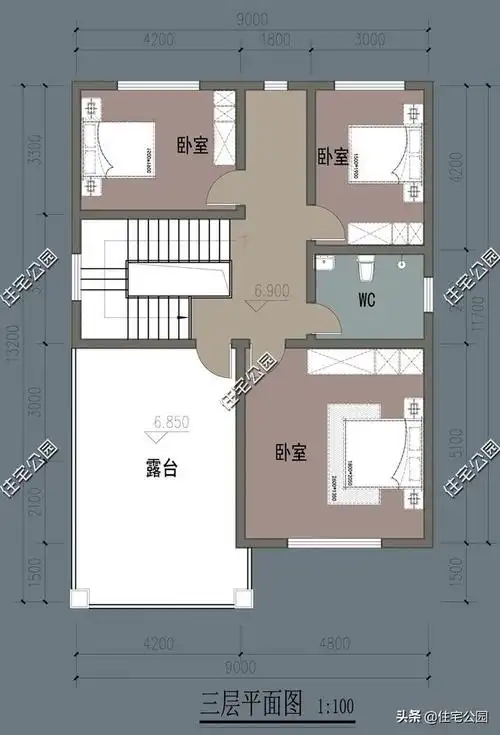 在农村建房长13米,宽9米,怎样设计比较合理?