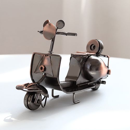 手工铁艺小号摩托车模型工艺品摆设创意家居电视柜酒柜装饰品摆件