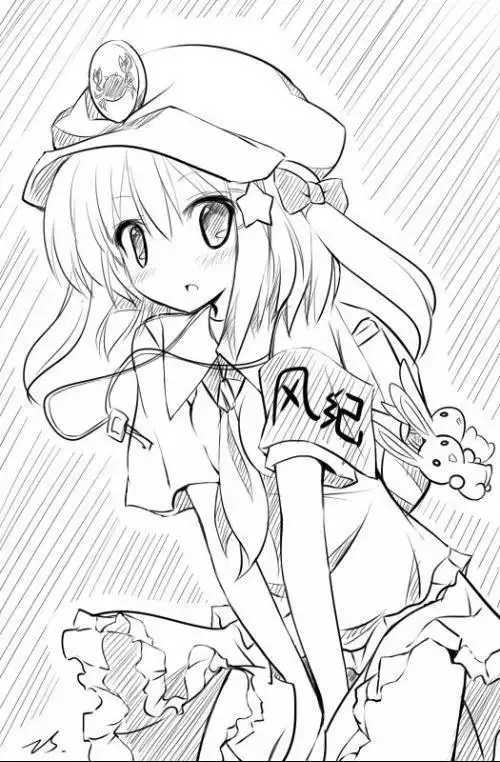 简笔画黑白的卡通人物 简笔画图片大全-蒲城教育文学网