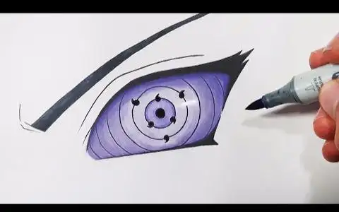 how to draw the rinnegan -轮回眼