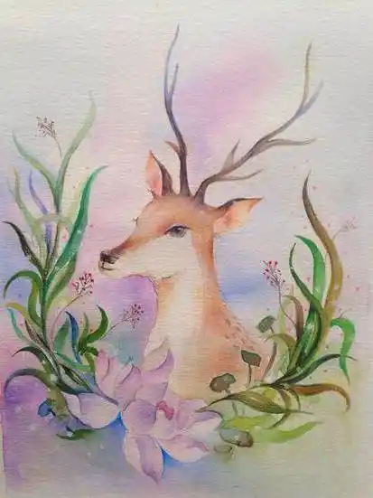 水彩,彩铅,油画等手绘原创装饰画私人定制.