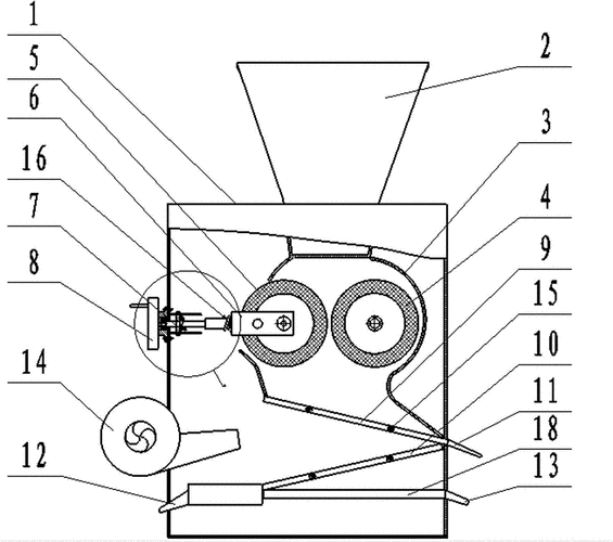 cn202218590u_花生剥壳机失效