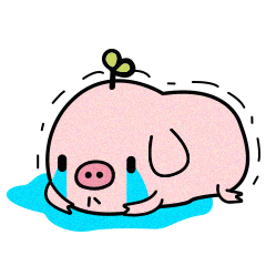 豆芽猪微信表情设计