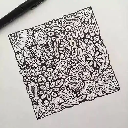 图案纹理简笔画