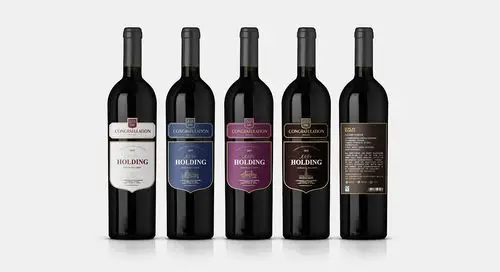 红酒酒标设计