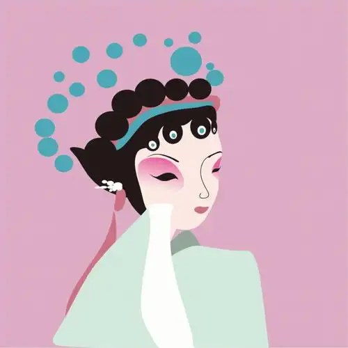 简简单单的戏曲角色的人物插画软件是cdr