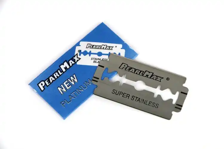 厂家专业批发刀片 男士剃须刀片 不锈钢双面刀片实惠5片装