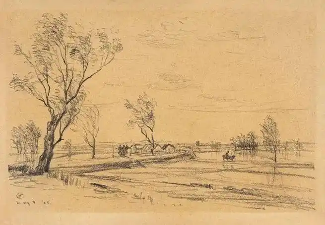 跟着大师学速写风景!