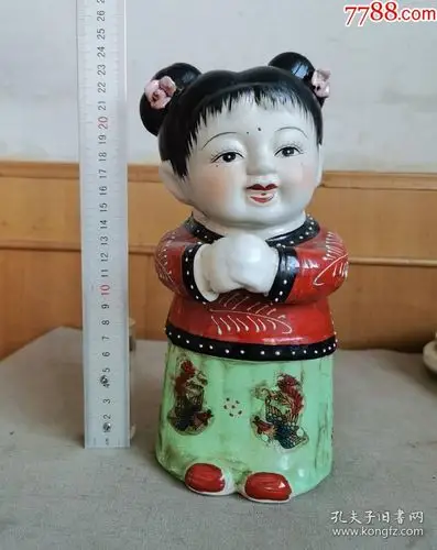 a200新中国时期粉彩瓷娃娃