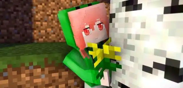 当我的世界整体娘化后玩家表示史蒂夫一个挖矿的陌生人