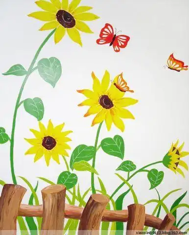 如何自己手绘卧室墙画