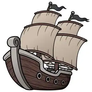 详细海盗海盗船照片