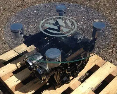 发动机茶几,发动机桌子.