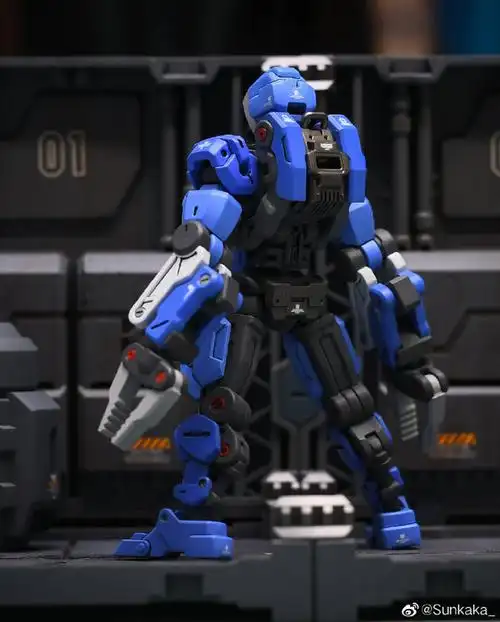 no57傀甲小队工业三式拼装模型小巧精致可动性挺好number57endless妞