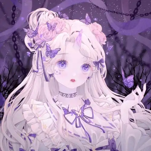 动漫女生头像超梦幻太美了