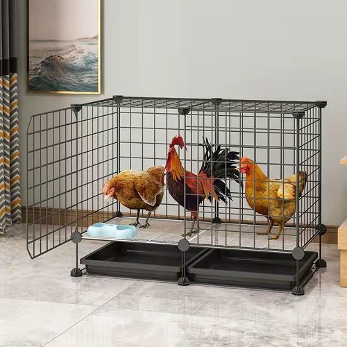 鸡笼子家用室外养鸡笼大号特大养殖笼铁网组装鸭子笼鸡舍清粪鹅笼