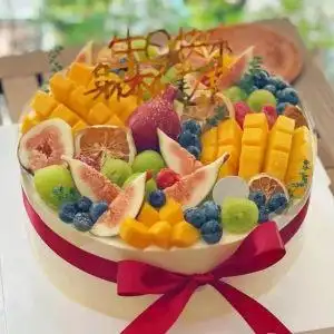 送老爸水果生日蛋糕内蒙古通辽市霍林郭勒开鲁县全国同城速递妈妈