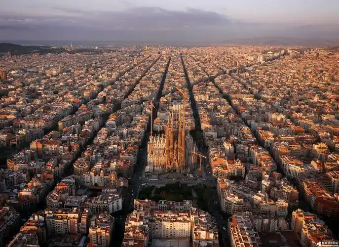 巴塞罗那俯视图