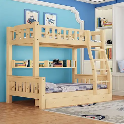 z52高低床成人上下床儿童床双层床母子床子母床实木两层床上