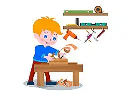 自然,笔记本电脑免费可商用趣味卡通认真工作的人物插画认真学习贯彻