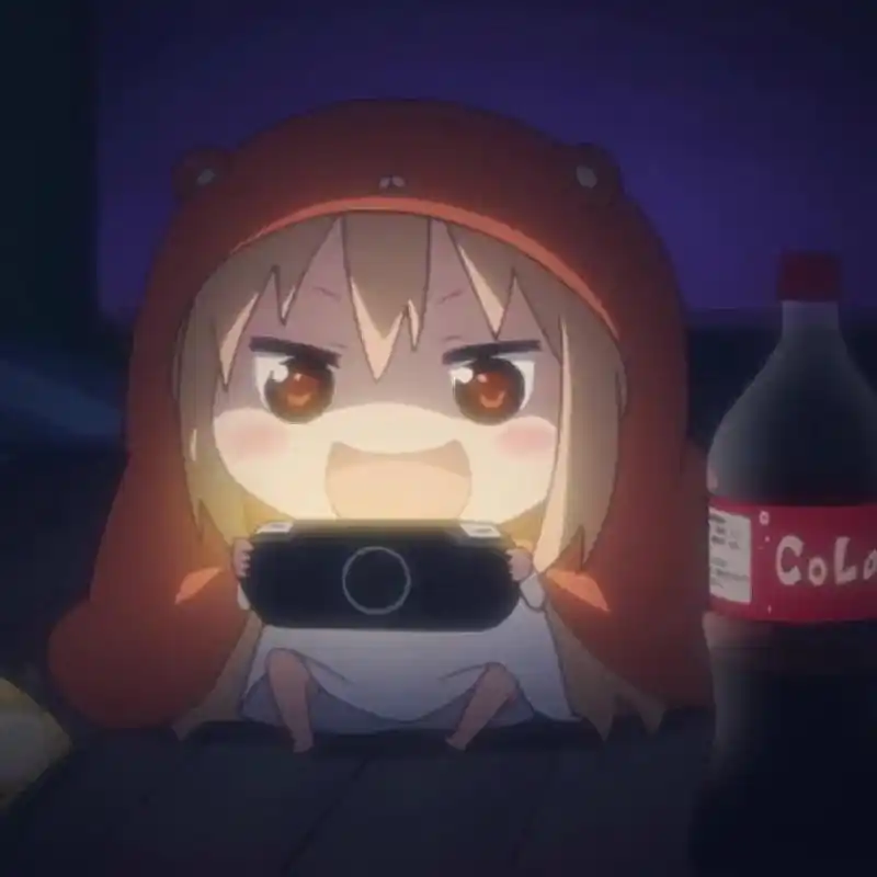 可爱到爆炸的干物女小埋头像