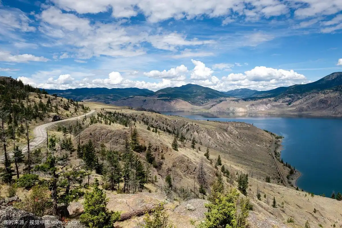 坎卢普斯湖,bc,加拿大