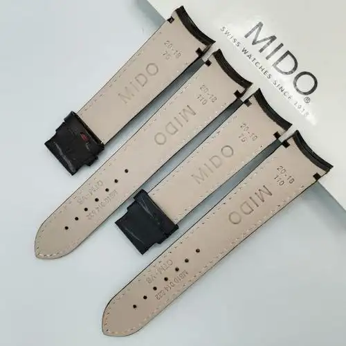 【现货速发】美度表带原装美度手表带真皮原装布鲁纳m024407a皮表带