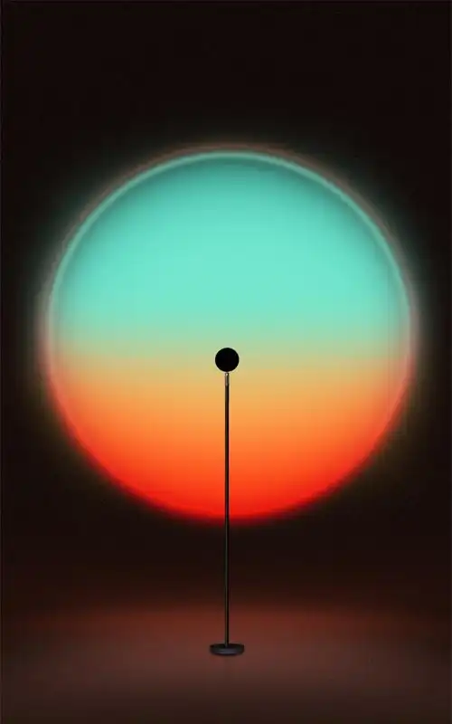 华迪诺破晓灯氛围日落灯夕阳落日灯网红拍照黄昏彩虹日不投影 四色-可