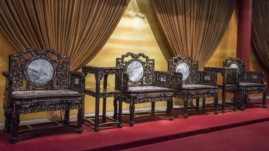 成都大邑刘氏庄园的清代紫檀木家具_高清图集_新浪网