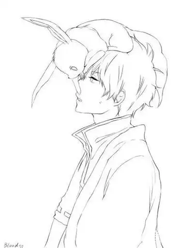 简笔画动漫人物男生