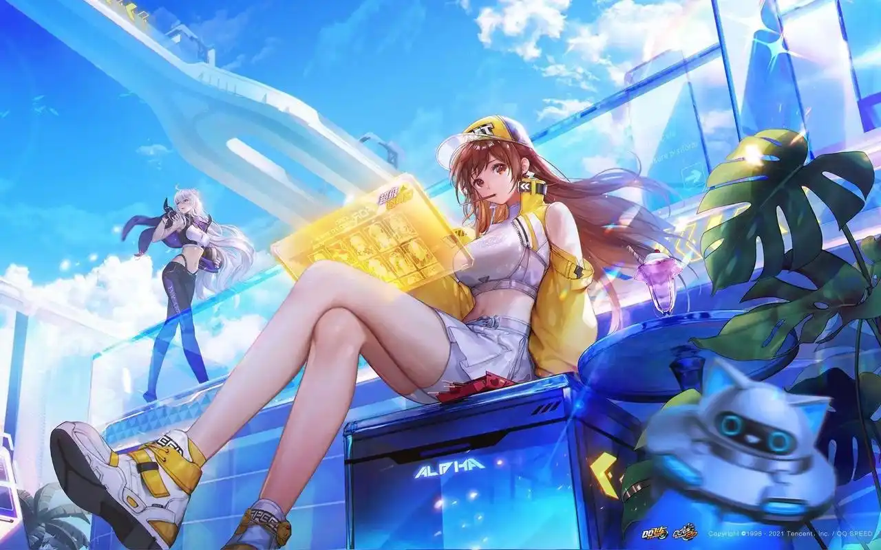 二次元美图 《qq飞车手游的图》 - 抖音