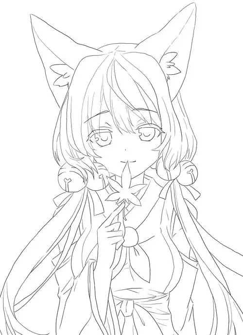 20195线稿描摹练习