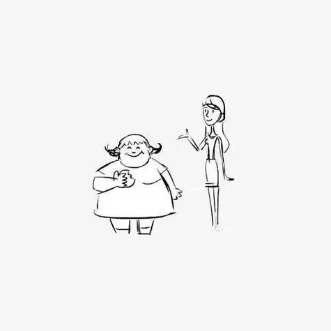 简笔画 卡通 漫画手绘卡通高矮胖瘦人物简笔画卡通瘦子简笔画动漫 简
