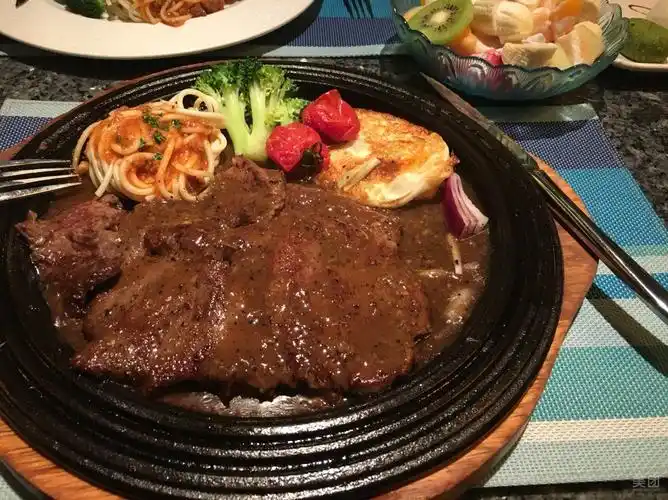 菲力铁板牛排