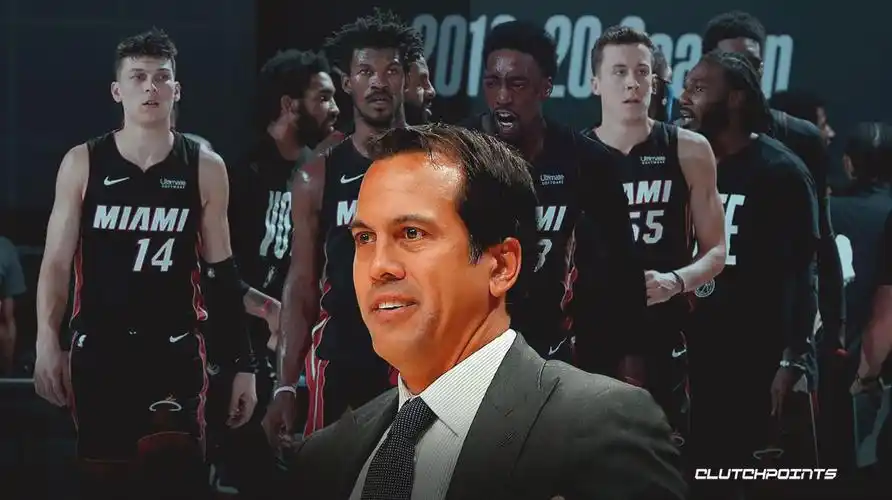 热火队主教练埃里克斯波尔斯特拉在第五场决赛获胜后对年轻球员的建议