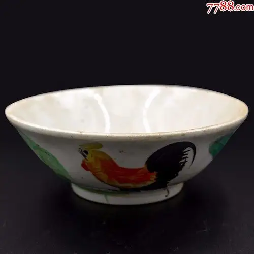 民国公鸡碗