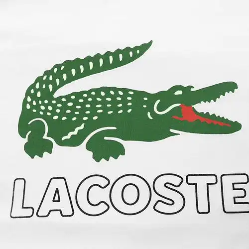 【19春夏新款】lacoste/鳄鱼 男士t恤男士胸口大鳄短袖t恤纯棉百搭