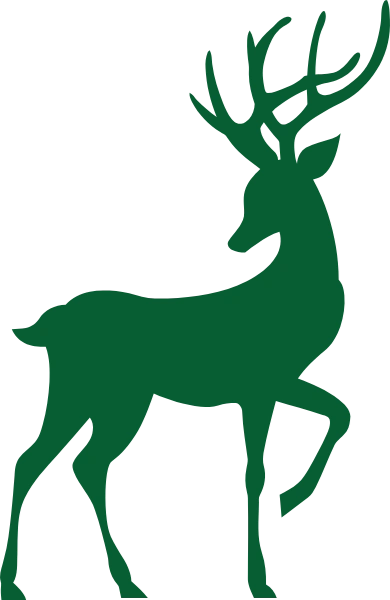 梅花鹿圣诞鹿动物剪影装饰