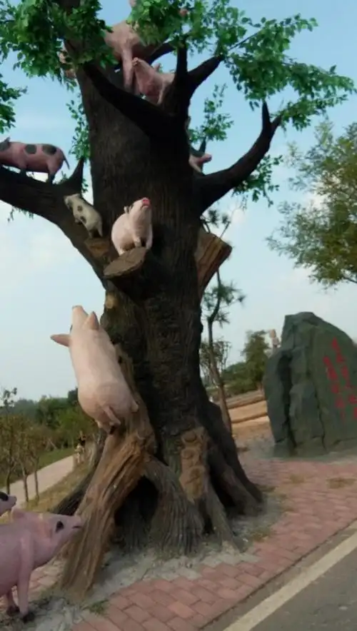 母猪上树是什么意思(母猪上树前一句)