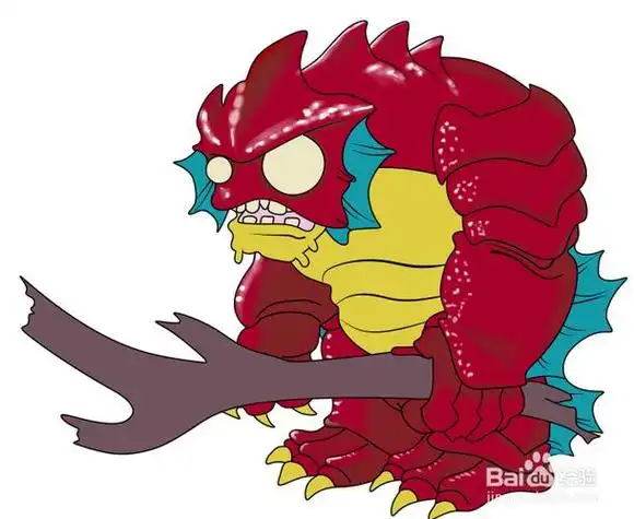 植物大战僵尸简笔画深海巨人僵尸