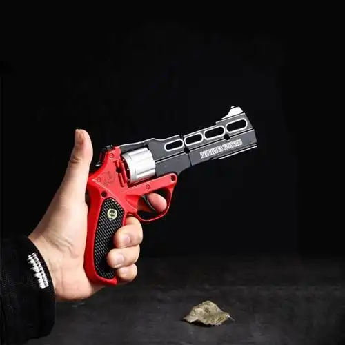 正总才犀牛王左轮砸炮枪全金属合金手枪纸炮枪砸响炮枪玩具男孩子