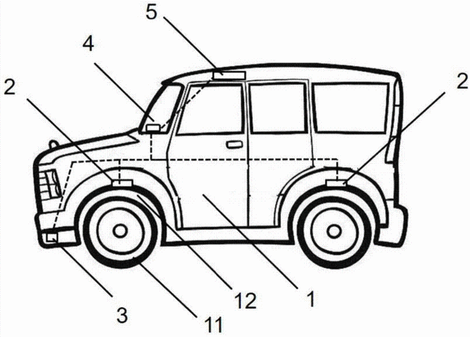车头简笔画汽车车头简笔画