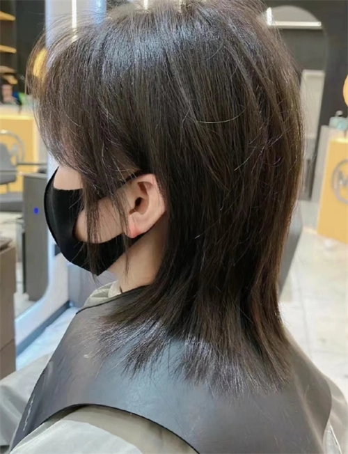 女生狼尾鲻鱼头 个性无性别中短发_时尚发型 - 美发站