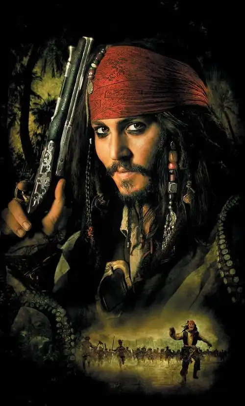 加勒比海盗2海报