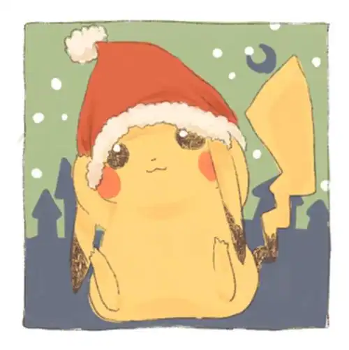 オムライス手绘皮卡丘头像蹭蹭脸颊,晒晒屁股,试试帽子,玩玩游戏,再跌